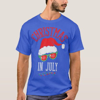 T-shirt Enfants garçons filles Xmas Light Père Noël Sun Be