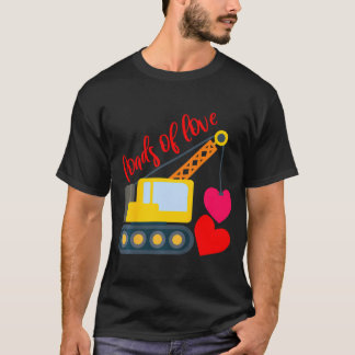 T-shirt Enfants Garçons Valentines Day Charges D'Amour Tod