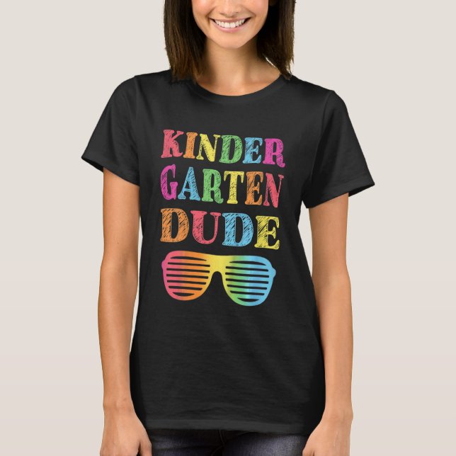 T-shirt Enfants Gardergarten Mec Premier Jour Retour À L'É (Devant)