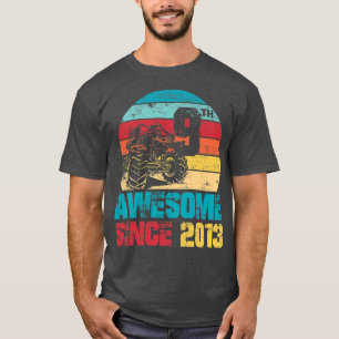T-shirt Enfants géniaux depuis 2013 9e anniversaire Monste