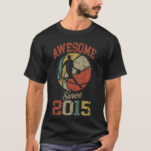 T-shirt Enfants géniaux depuis 2015 7e anniversaire de bas