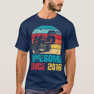 T-shirt Enfants géniaux depuis 2016 6e anniversaire Monste