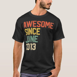 T-shirt Enfants géniaux depuis juin 2013 Enfants 8e annive