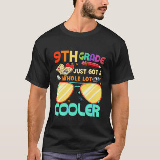 T-shirt Enfants Glacières De 9E Année Lunettes Retour À Sc