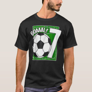 T-shirt Enfants Goaal 7e anniversaire 7 an Football