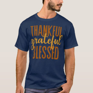 T-shirt Enfants Grâces Grâces Béni Thanksgiving Famille