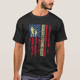 T-shirt Enfants Grand-père de la pêche Buddy Papa Son Équi