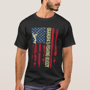 T-shirt Enfants Grand-père de la pêche Buddy Papa Son Squa