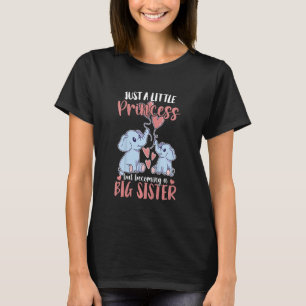 T-shirt Enfants Grosses Filles Sis Une Petite Princesse Ma