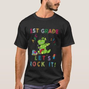 T-shirt Enfants Guitare Dragon Commence À L'École Première