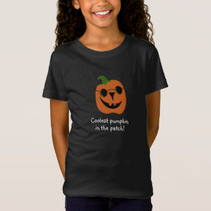 T-Shirt Enfants Halloween Citrouille le plus froid dans le