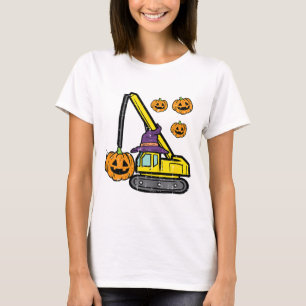 T-shirt Enfants Halloween Crane Construction Truck Costume