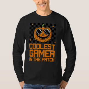 T-shirt Enfants Halloween Le plus cool gamer du patch garç