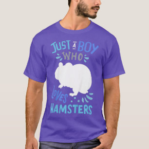 T-shirt Enfants Hamster Juste Un Garçon Qui Aime Hamsters
