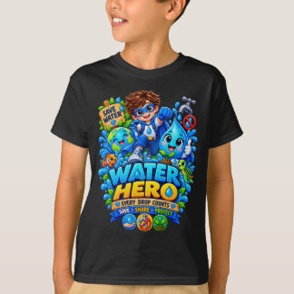 T-Shirt Enfants Héros de l'Eau Sauver l'Eau