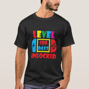 T-shirt Enfants heureux 100 jours d'école enfants déverrou