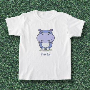 T-shirt Enfants Hippo mignonne