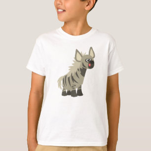 T-shirt Enfants Hyena Striped Cartoon Cute Hungry