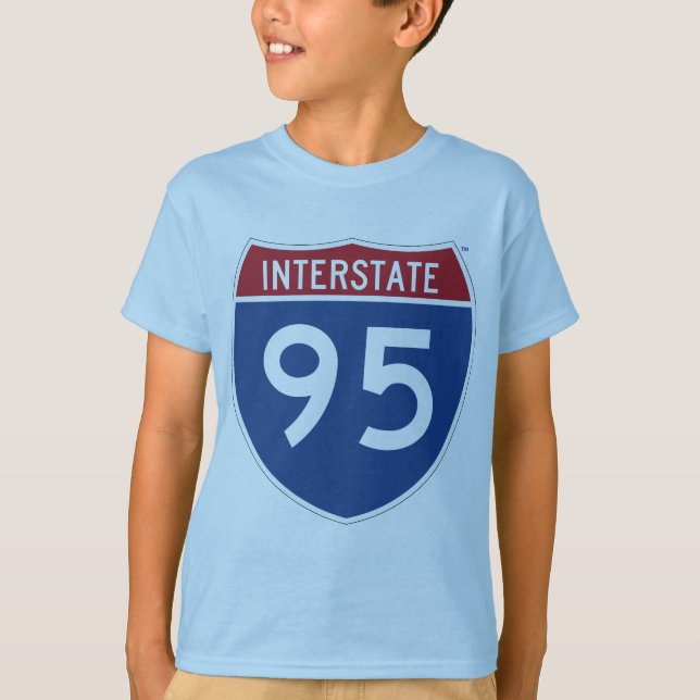 T-shirt Enfants I-95 Bouclier T (Devant)