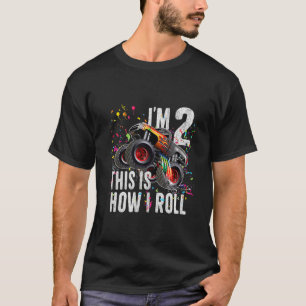 T-shirt Enfants I m 2 Voici comment je roule Monster Truck