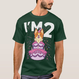 T-shirt Enfants Im 2 Anniversaire Chien Party Enfants 2e a