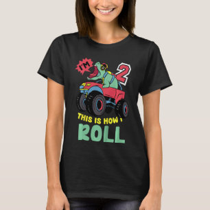 T-shirt Enfants I'm 2 Voici comment je roule Monster Truck