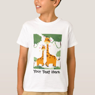 T-shirt enfants image girafe