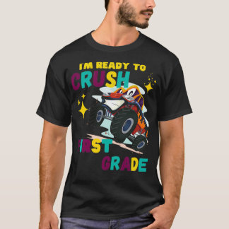 T-shirt Enfants Ix27M Prêt À Écraser Truc Monstre De Premi
