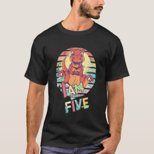 T-shirt Enfants J'ai cinq ans pour les garçons Cool 5 ans