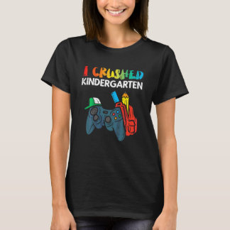 T-shirt Enfants J'ai écrasé gamer Jeu de la maternelle Der