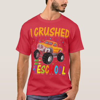 T-shirt Enfants J'ai écrasé préscolaire Graduation Garçons