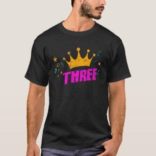 T-shirt Enfants J'ai trois ans et c'est mon 3e anniversair