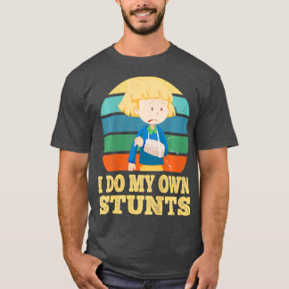 T-shirt Enfants Je Fais Mes Propres Têtes Blessures Bras B