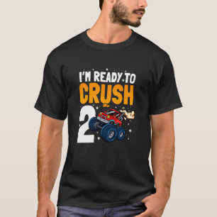 T-shirt Enfants Je suis prêt à écraser 2 Anniversaire Mons
