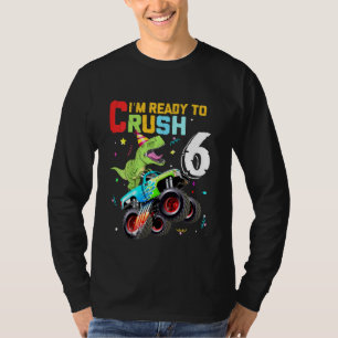 T-shirt Enfants Je suis prêt à écraser 6 Monster Truck din