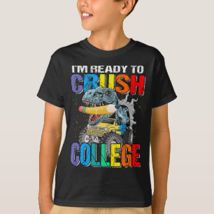 T-shirt Enfants Je suis prêt à écraser College Monster 