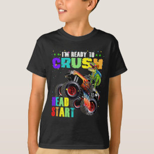 T-shirt Enfants Je suis prêt à écraser Head Start Dinosaur