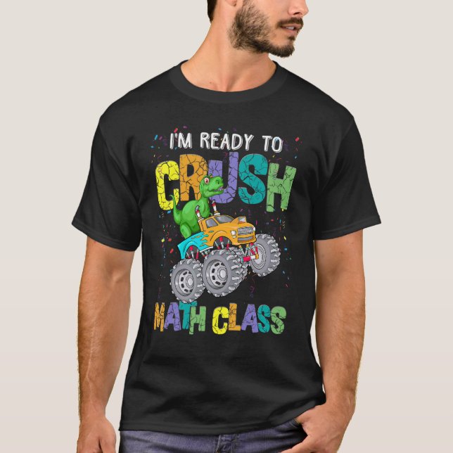 T-shirt Enfants Je suis prêt à écraser la classe Math Mons (Devant)