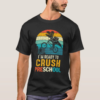 T-shirt Enfants Je suis prêt à écraser la maternelle Rex D