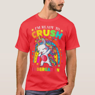 T-shirt Enfants Je suis prêt à écraser la maternelle Unico