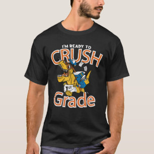T-shirt Enfants Je suis prêt à écraser le dinosaure de 1èr