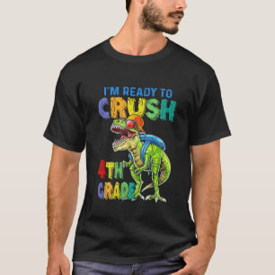 T-shirt Enfants Je suis prêt à écraser les dinosaures de 4