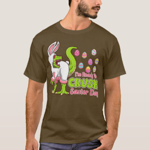 T-shirt Enfants Je suis prêt à écraser Pâques jour mignon 