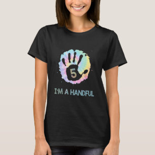 T-shirt Enfants Je suis une poignée 5 ans Cadeau mignonne