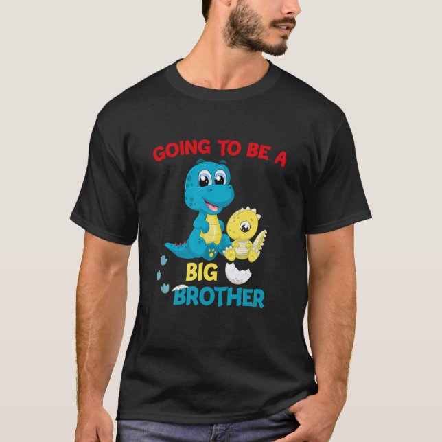 T-shirt Enfants Je vais être un grand frère 2023 (Devant)