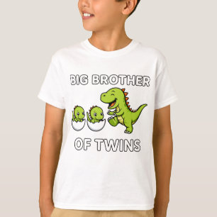 T-shirt Enfants Je vais être un grand frère de jumeaux Din