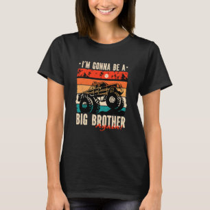 T-shirt Enfants Je vais être un grand frère Monster de nou