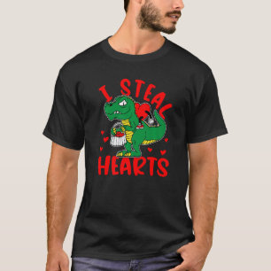 T-shirt Enfants Je Vole Coeurs Trex Dino Toddler Garçon Va