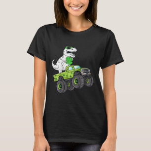 T-shirt Enfants Jour de la Saint Patrick T Rex équitation 