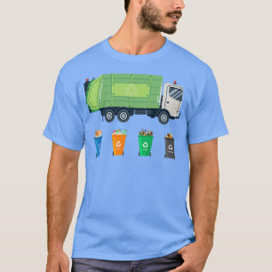 T-shirt Enfants Jour des ordures Séparation des déchets Ch